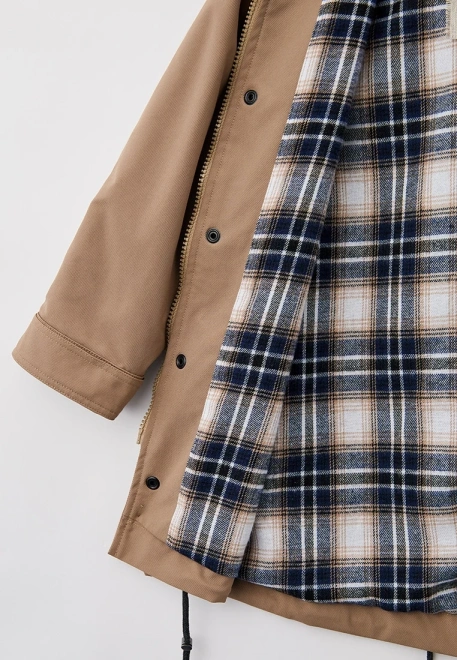 Парка из водооталкивающего материала на подкладе из хлопка