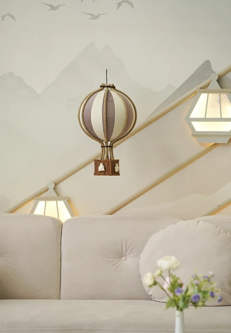 Воздушный шар «Монгольфьер» Пудра 25 см