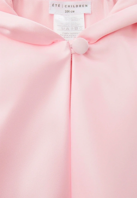 Кейп Эва из атласа в розовом цвете