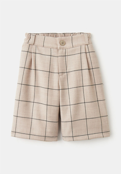 Шорты в клетку для мальчиков 