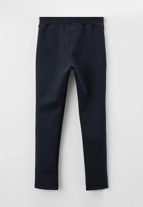 Леггинсы из плотного трикотажного неопрена в джинсовом цвете