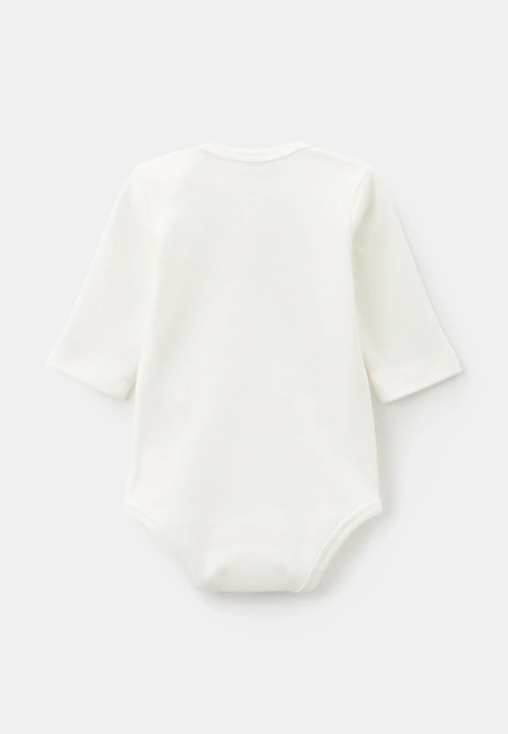 Боди Джулиан молочного цвета с принтом