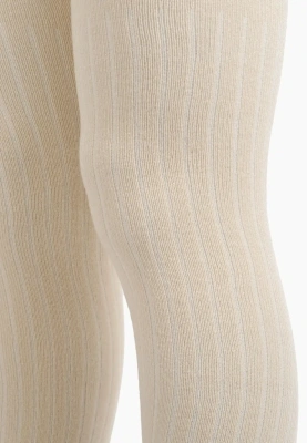 Колготки для девочек в бежевом цвете