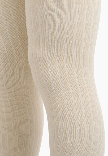 Колготки для девочек в бежевом цвете