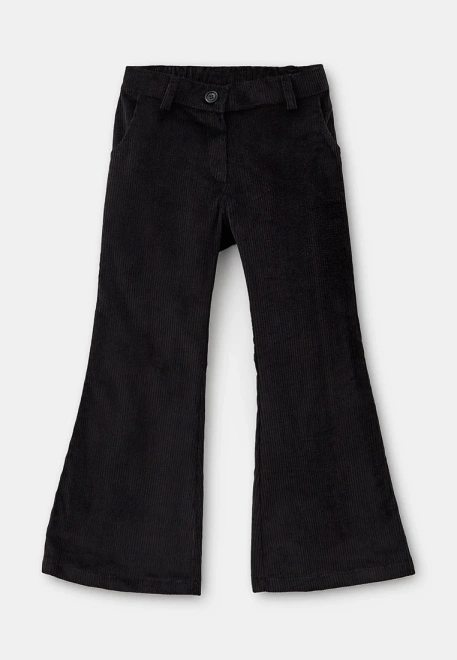 Брюки черного цвета из вельвета