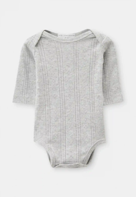 Комплект из боди в голубом и сером цвете