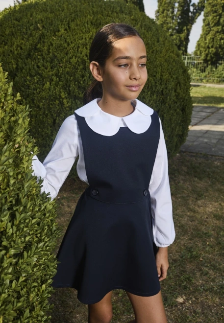 Блузка из рубашечной ткани