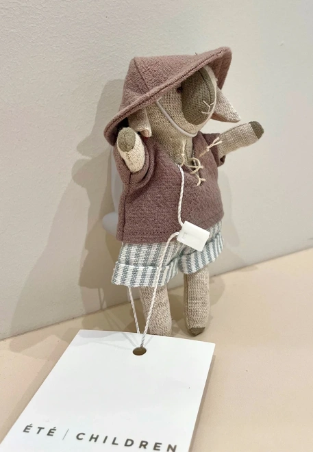 Игрушка мишка в шляпе воздушный змей