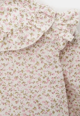 Блузка Миранда из хлопка в молочном цвете