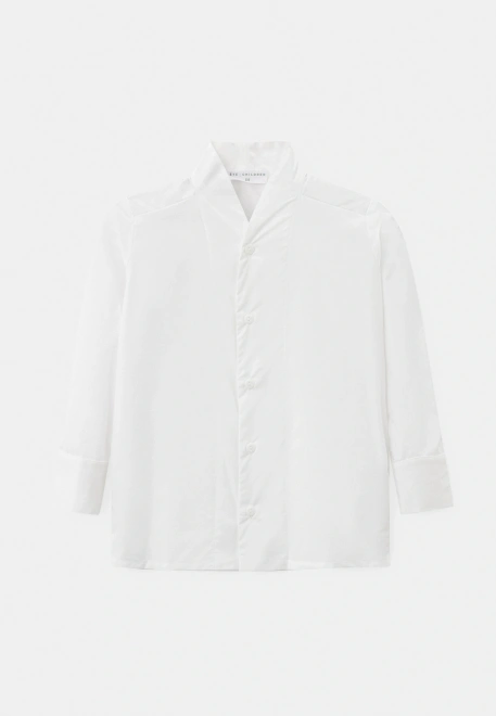 Рубашка Тристан из сорочечной ткани в белом цвете для мальчиков Рубашка Тристан из сорочечной ткани в белом цвете для мальчиков