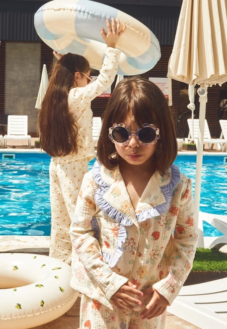 Пижама Йоджи из муслина в молочном цвете