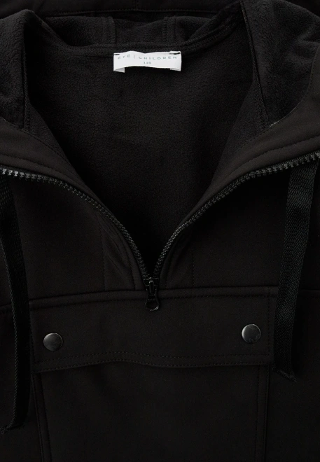 Анорак из ветрозащитного и влагоустойчивого материала софтшелл