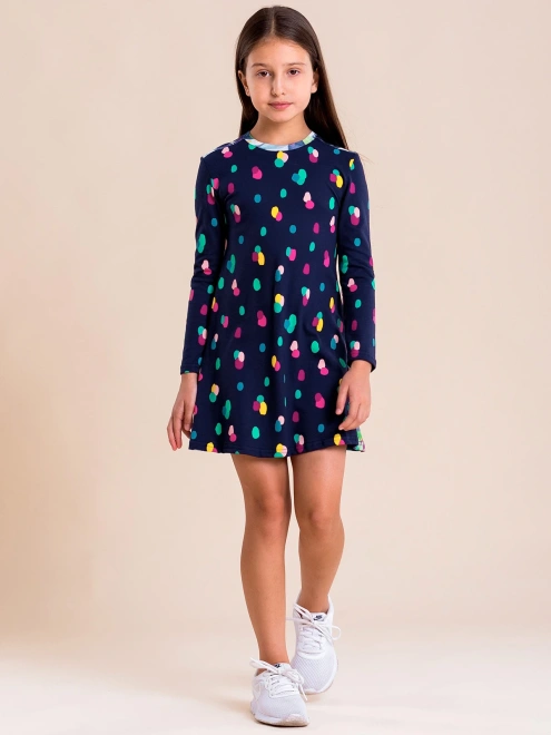 Платье хлопковое из ткани пике