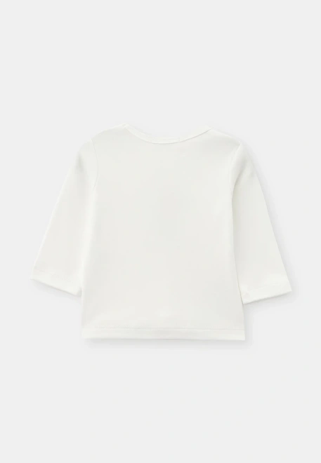 Лонгслив из хлопка с принтом лев