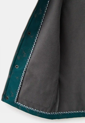 Костюм Клир из куртки и брюк в темно-зеленом цвете