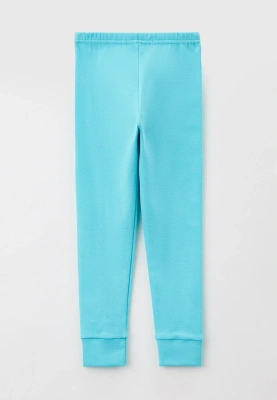 Пижама из хлопкового трикотажа с геометрическим рисунком