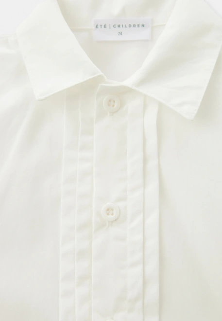 Рубашка Дженис для малышей в белом цвете
