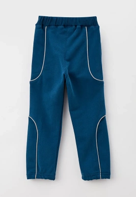 Костюм синего цвета с кантом на свитшоте и брюках