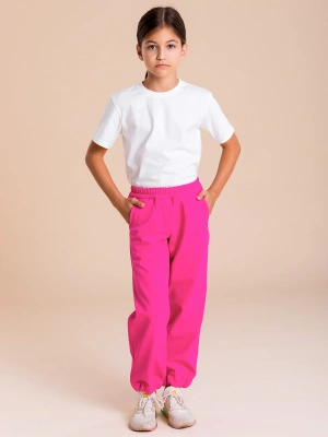 Брюки из водонепроницаемой ткани в цвете фуксия