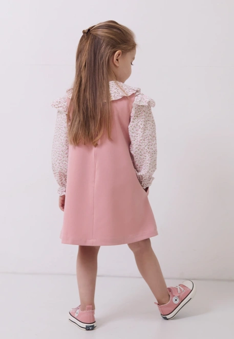 Платье в серо-розовом цвете для малышей