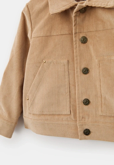 Костюм бежевый из вельвета на мальчика 