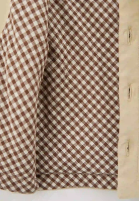 Куртка Катар из микровельвета в бежевом цвете