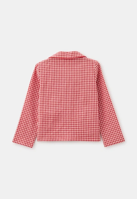 Пижама Джиди из хлопка в клетку