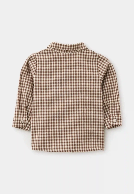 Рубашка Тревис из хлопка в клетку 