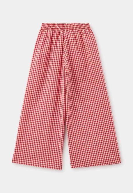 Пижама Джиди из хлопка в клетку