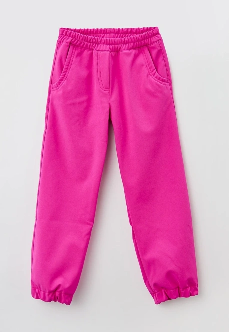 Брюки из влагозащитной ткани в цвете фуксия 