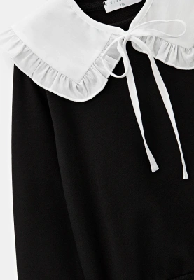 Свитшот со съемным воротником