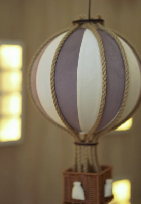 Воздушный шар «Монгольфьер» Пудра 25 см