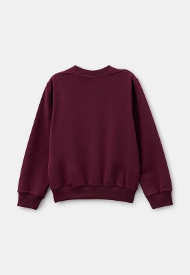 Свитшот бордового цвета