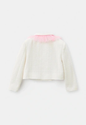 Костюм Хару из букле в белом цвете