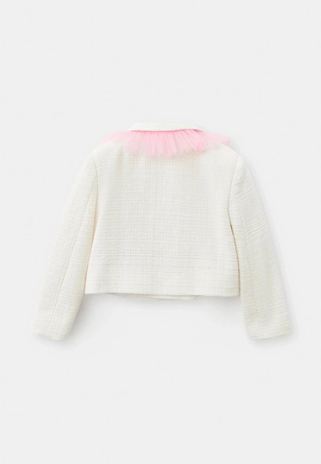 Костюм Хару из букле в белом цвете