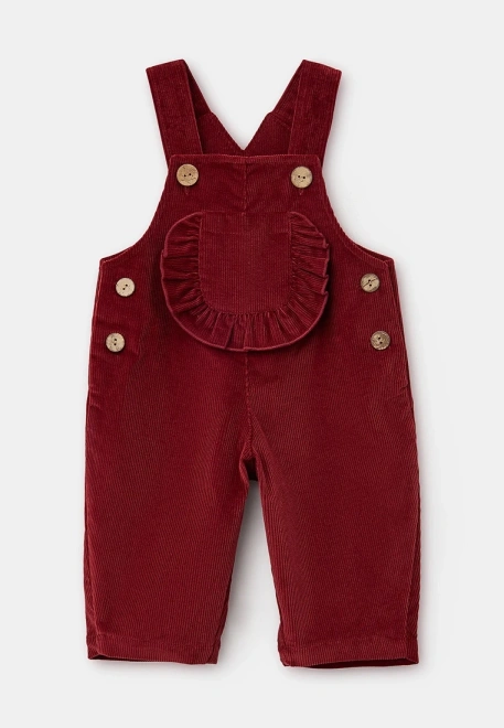 Комбинезон для малышей из вельвета на пуговицах