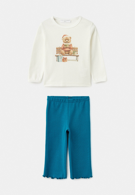 Комплект из лонгслива и брюк