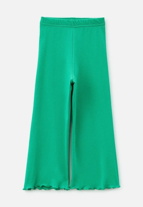 Пижама с принтом для девочек в зеленом цвете