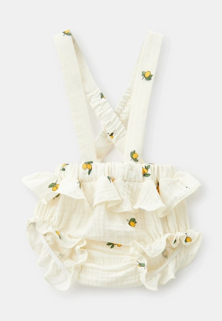 Панталоны из муслина с абрикосовым принтом