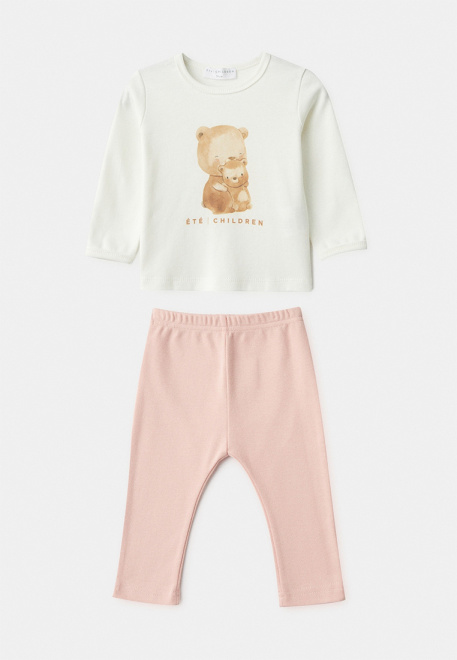 Комплект из лонгслива и брюк