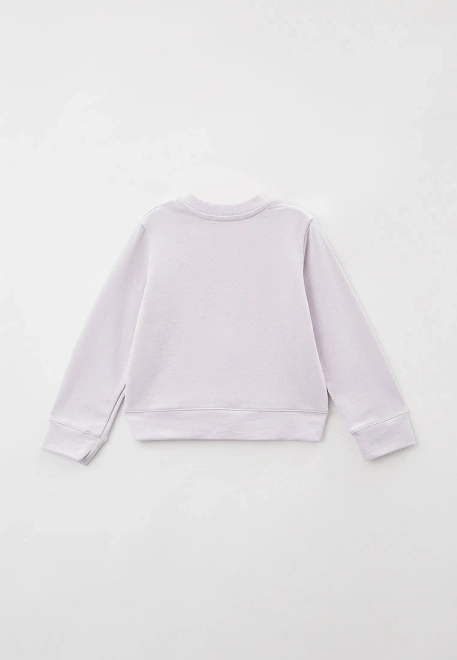 Свитшот из хлопкового футера светло-сиреневого цвета