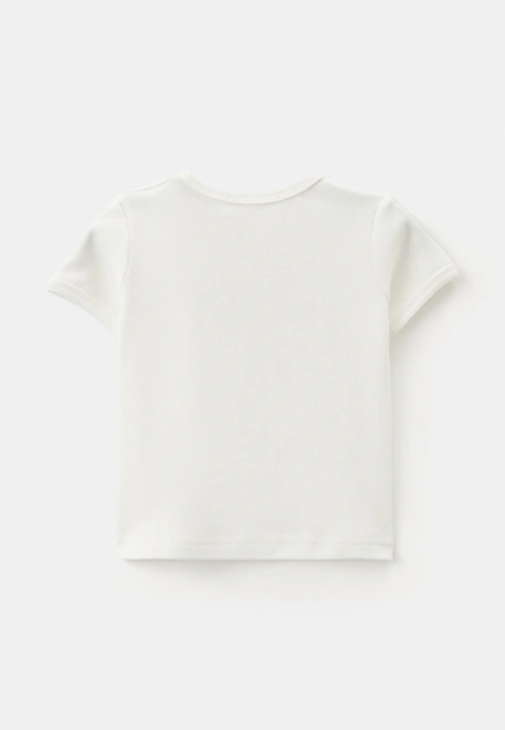 Комплект из футболки Мейсон и брюк Юми в молочном цвете