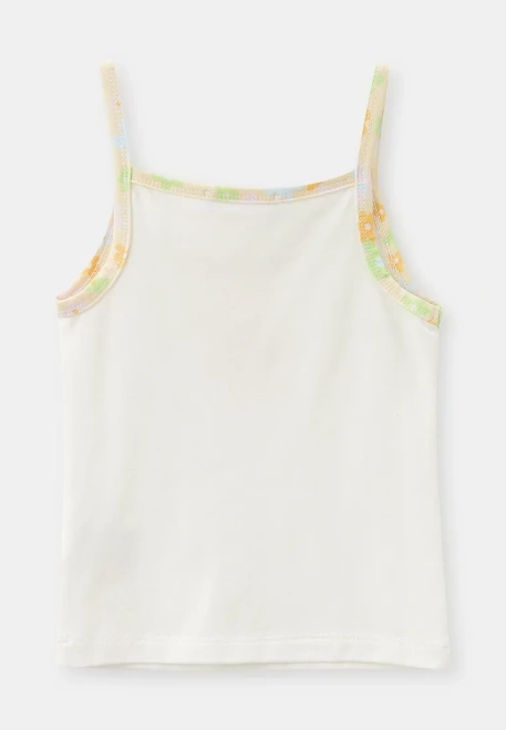 Комплект из майки и шортиков с цветами