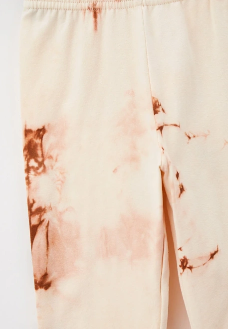 Леггинсы полной длины с принтом в стиле тай-дай