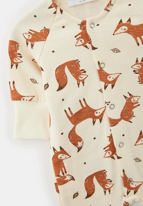 Комбинезон слип из хлопка с небольшим утеплителем