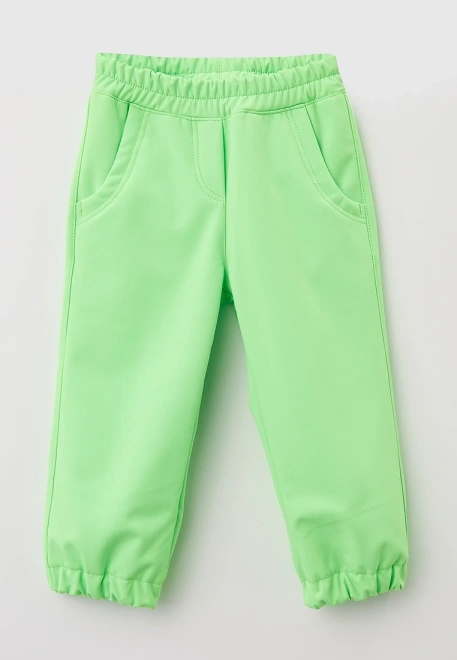 Брюки из влагозащитного материала в салатовом цвете