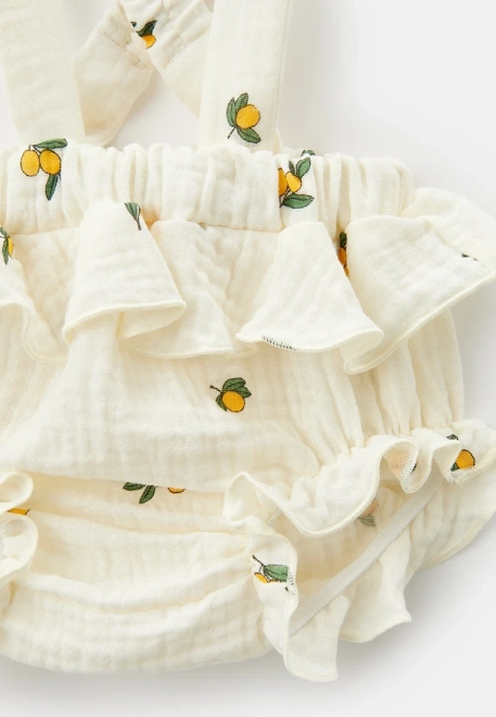 Панталоны из муслина с абрикосовым принтом