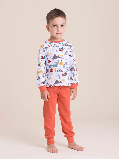 Пижама из хлопка с брюками 