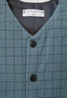 Жилет из хлопка в клеточку