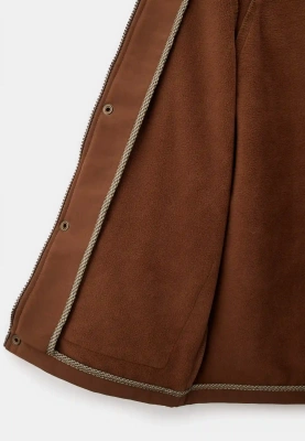 Костюм Клир из куртки и брюк в коричневом цвете